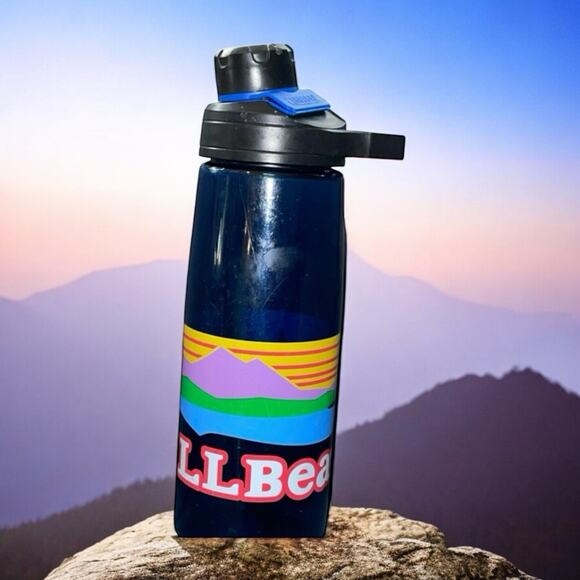 LL Bean Water Bottle Camelbak Chute Magnetic Quick Stow Cap 750 mL Large Logo - Picture 1 of 14